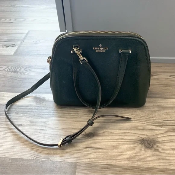 Kate Spade Dark Green Patterson Drive Dome
Satchel Crossbody Leather Bag - Picture 1 of 8